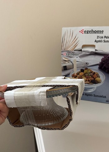 Egehome 21cm Palermo Ayaklı Sunumluk - Görsel 3