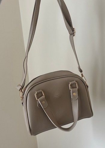 Bej Deri Kadın Çanta - Görsel 4