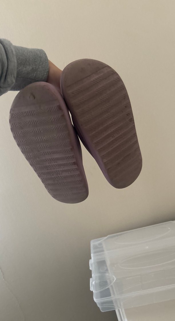 Mor Platform Topuklu Kadın Terlik - Görsel 4