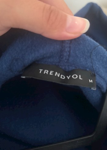 Mavi Baskılı Kapüşonlu Kadın Sweatshirt - Görsel 3