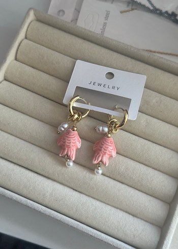 Zara CHARM SERAMİK BALIK KÜPE