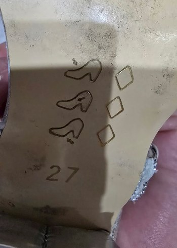 Gri  Topuklu kız  Ayakkabı - Görsel 4