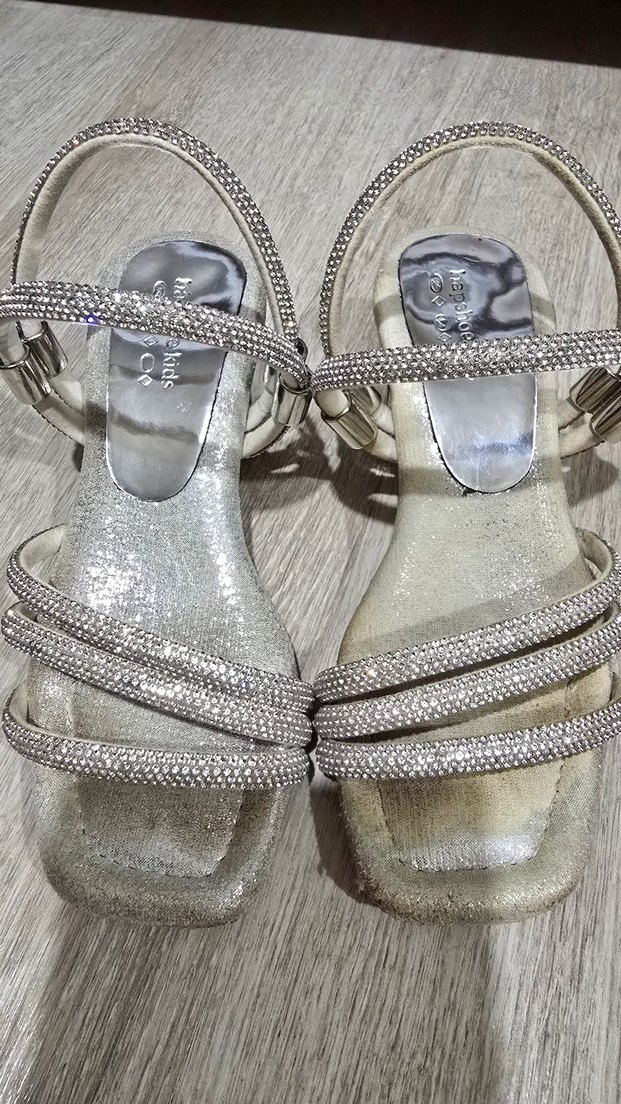 Gri  Topuklu kız  Ayakkabı - Görsel 2