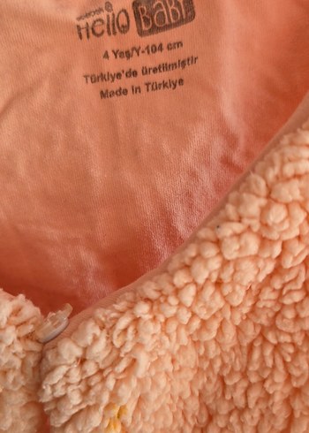 Kız Çocuk Bej Kürklü Kolsuz Yelek - Görsel 3