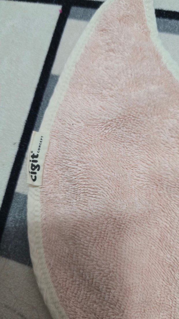 Pembe Nakışlı Bebek Önlüğü - Görsel 3