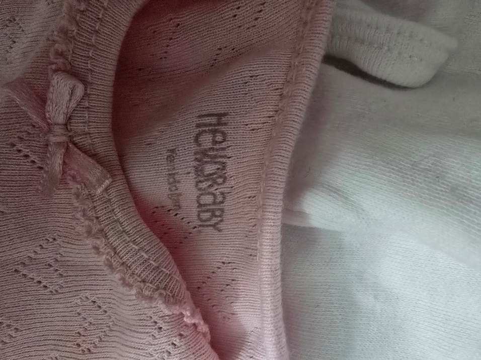 4 adet Beyaz ve Pembe Kız Bebek Kolsuz Body - Görsel 2