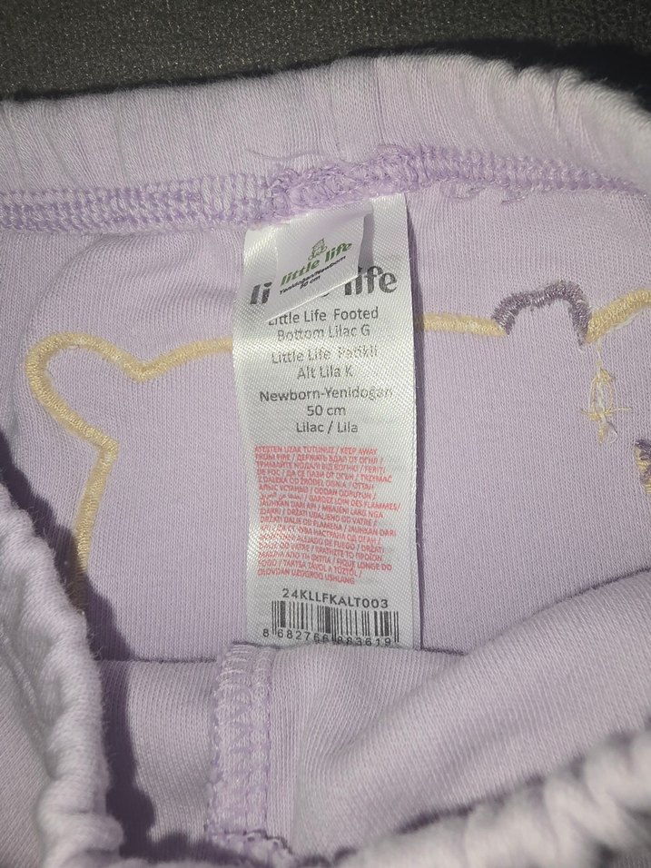 Kız bebek  Pastel Renkli  Patikli Alt - Görsel 3