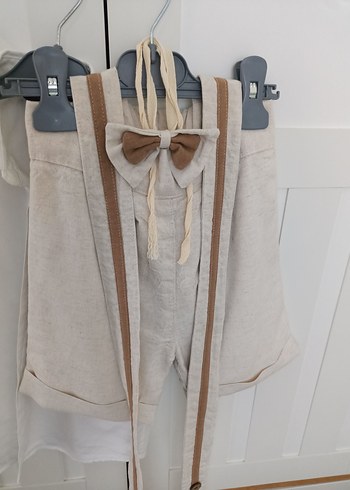 Bej Keten Takım - Görsel 2