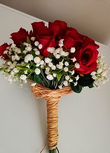 Gelin buketi ve damat yaka çiçeği - Görsel 4