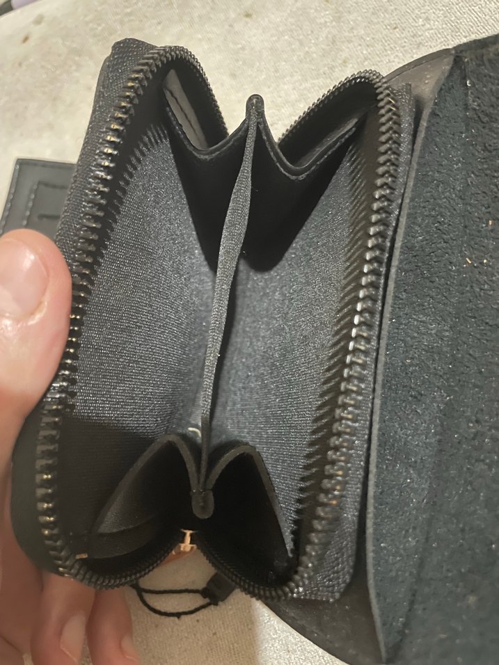 Siyah Deri Tokalı Kadın Portföy Cüzdan - Görsel 3