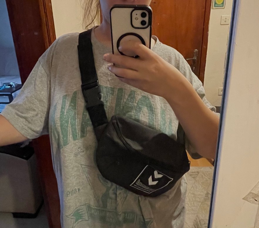 Siyah Hummel Unisex Spor Bel Çantası - Görsel 2