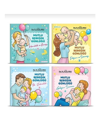 Mutlu bebeğin günlüğü 4 kitaplı set