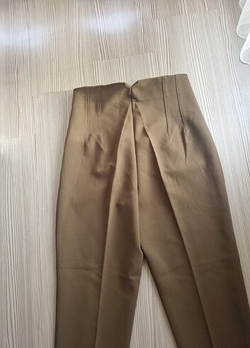 Haki kumaş pantolon - Görsel 5