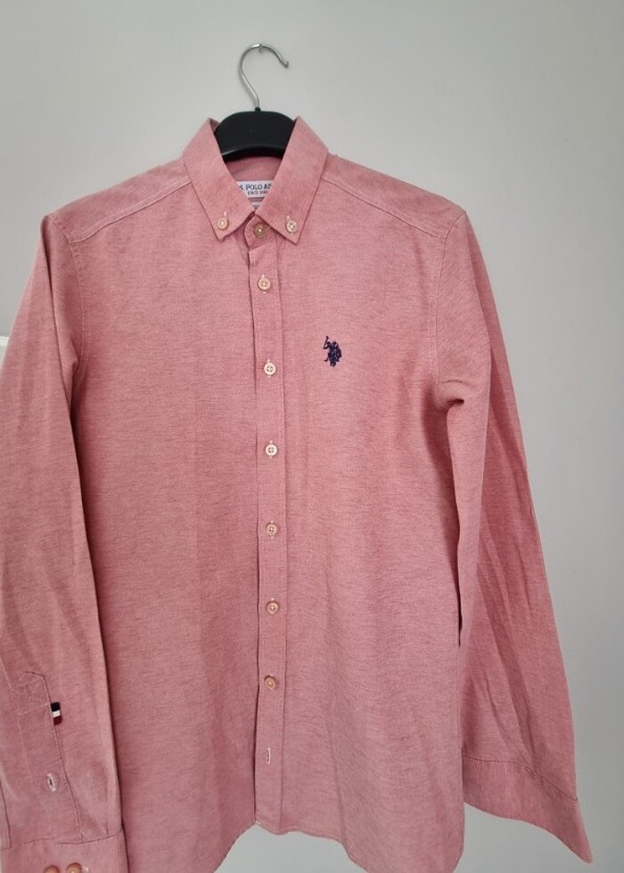 Pembe  erkek polo gömlek - Görsel 2