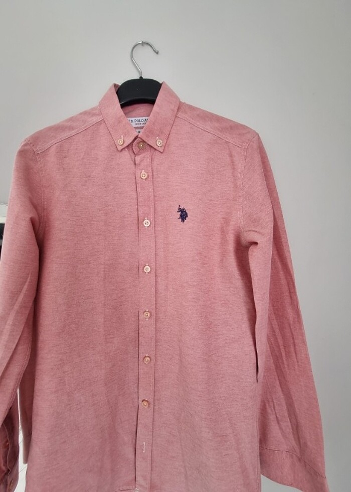 Pembe  erkek polo gömlek - Görsel 3