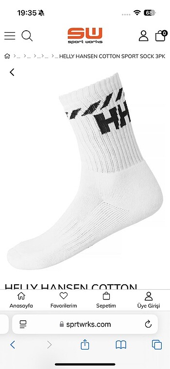 Orjinal Helly Hansen 3 PAKET