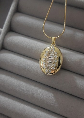 Açılabilir Çelik İçi Kolye - Bej - Görsel 2