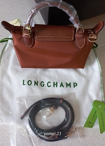 Longchamp ORJINAL Longchamp Mini Pouch Askılı 