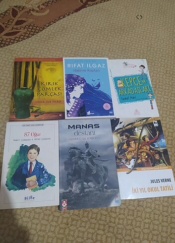 6 adet kitap 