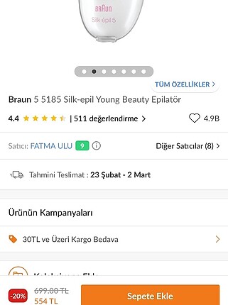 Beden Braun silk epil 5