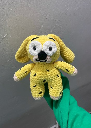 Marsupilami kadife amigurumi