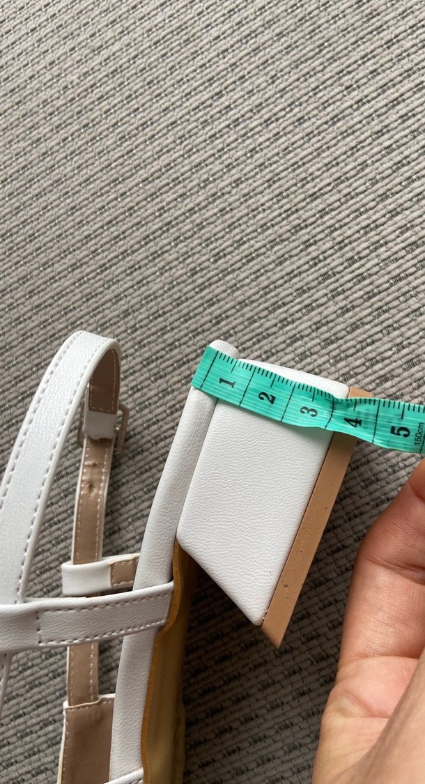 Beyaz Kadın Klasik Topuklu Ayakkabı - Görsel 4