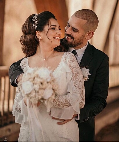 s Beden Vintage Romantik Nikah Elbisesi