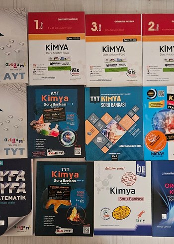 Kimya Soru Bankası Seti - TYT ve AYT - Görsel 2