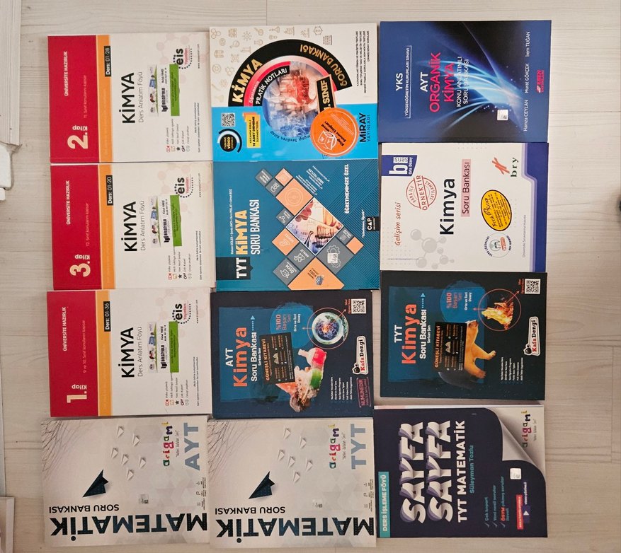 Kimya Soru Bankası Seti - TYT ve AYT - Görsel 3