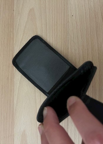 Siyah Deri Erkek Cüzdanı kartlık - Görsel 4