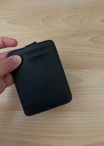 Siyah Deri Erkek Cüzdanı kartlık - Görsel 5