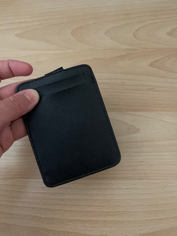 Siyah Deri Erkek Cüzdanı kartlık - Görsel 5