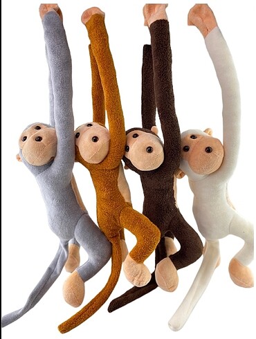 5 adet peluş maymun