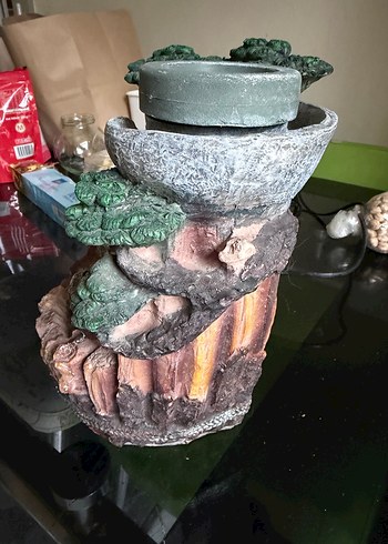 Renkli Yeşil Ağaç Figürlü Dekoratif Obje - Görsel 5