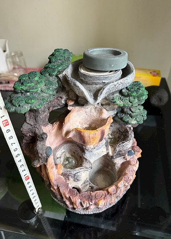 Renkli Yeşil Ağaç Figürlü Dekoratif Obje - Görsel 2