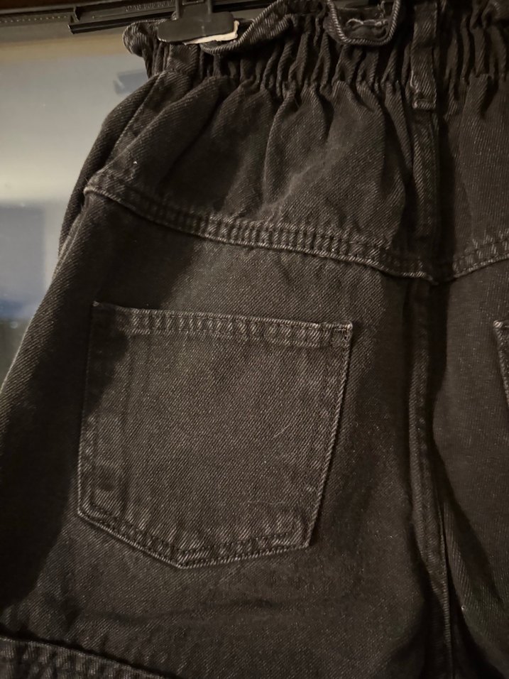 Kemerli Kadın  Mini Denim Şort - Görsel 5