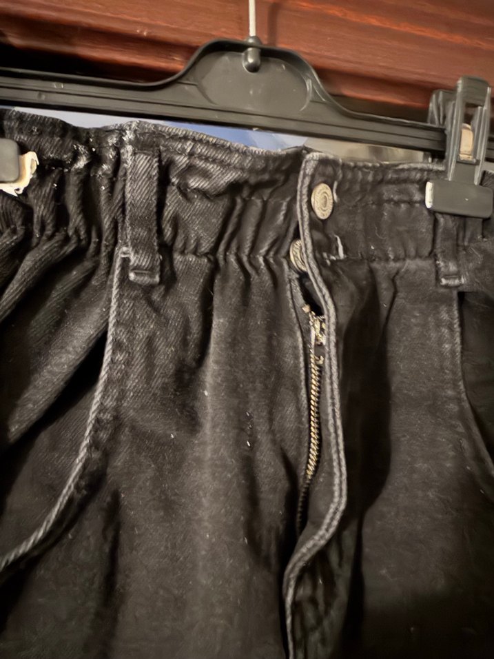 Kemerli Kadın  Mini Denim Şort - Görsel 2