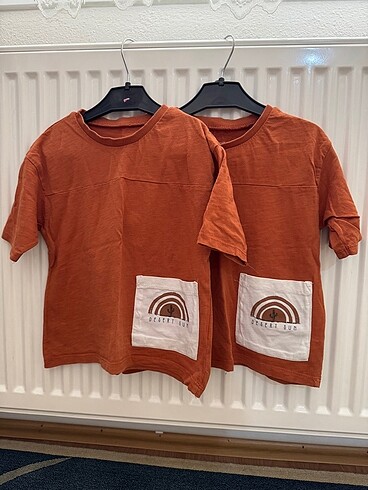 LCWaikiki ikili kiremit rengi tshirt