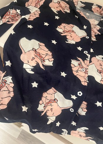 Siyah Baskılı Hamile Tişörtü, Uzun Kollu, V Yaka - Görsel 3