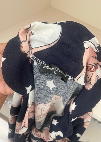 Siyah Baskılı Hamile Tişörtü, Uzun Kollu, V Yaka - Görsel 7