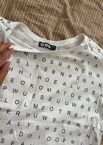 Beyaz Baskılı Kısa Kollu Hamile Bluzu - Görsel 3