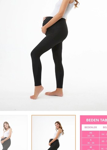 Siyah Hamile Taytı - Görsel 5