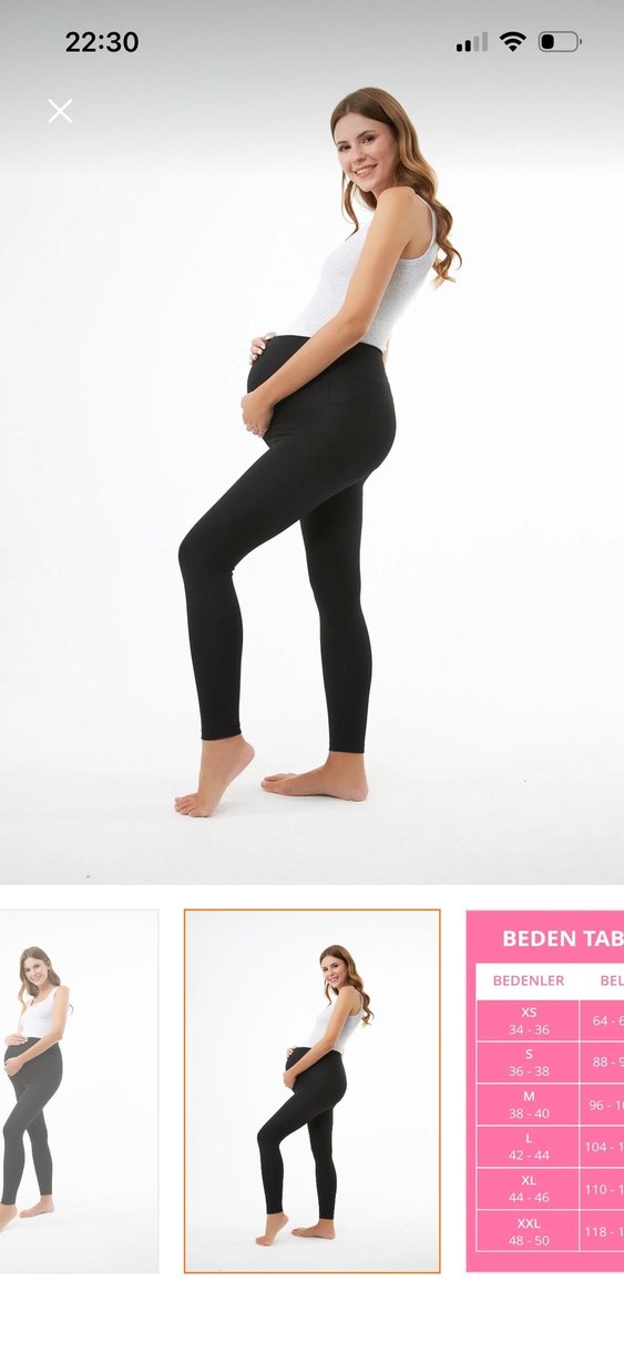 Siyah Hamile Taytı - Görsel 5