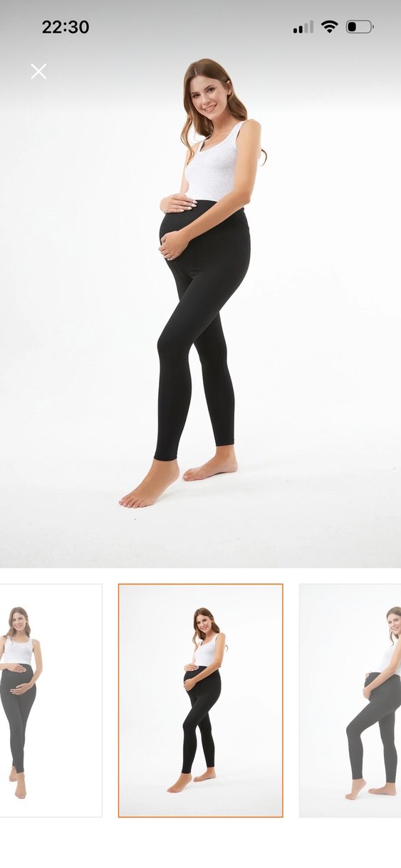 Siyah Hamile Taytı - Görsel 4