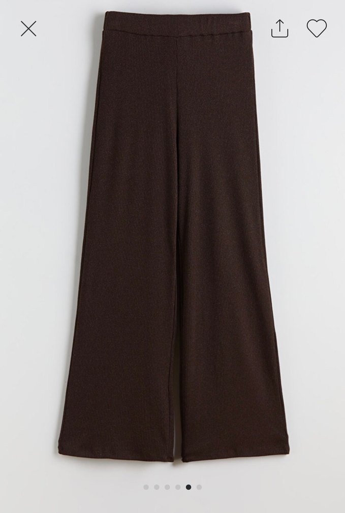 Kadın Kahverengi Pilili Kumaş Pantolon - Görsel 4