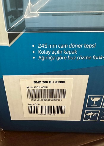 Beko Beko 20L Siyah Mikrodalga Fırın