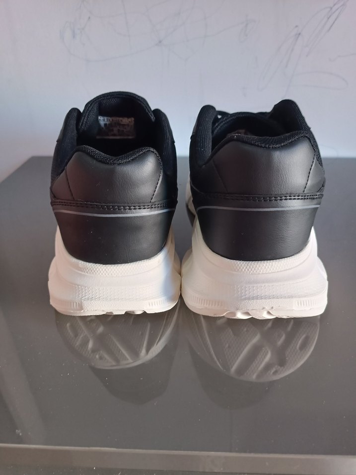 Siyah Bağcıklı Erkek Spor Ayakkabı - Görsel 4