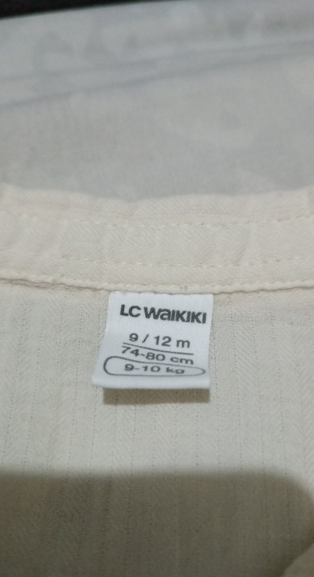 Erkek Çocuk Beyaz Keten Gömlek - Görsel 2