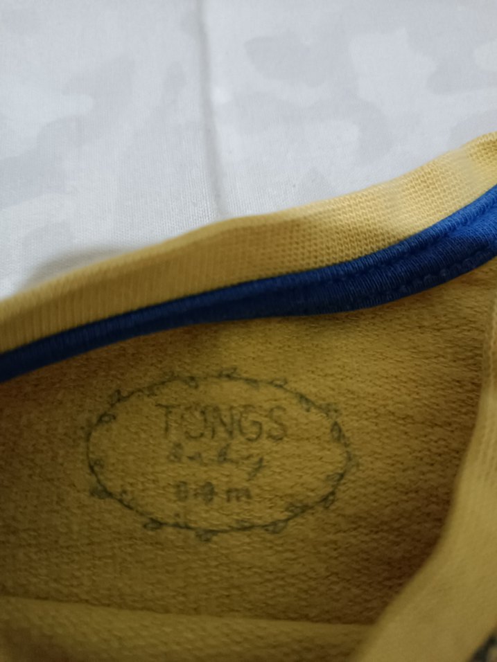 Sarı Baskılı Bebek Takım - Görsel 3