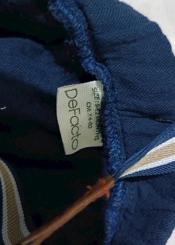 Erkek Çocuk Lacivert Bol Kesim Müslin Pantolon - Görsel 3